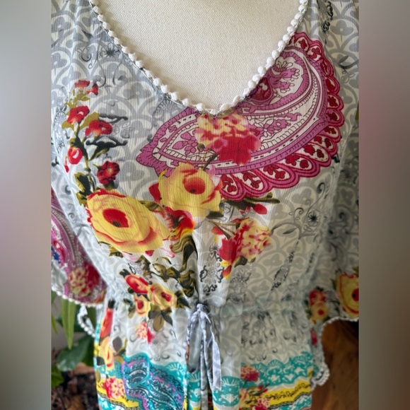 Mushka by Sienna Rose Sublimation Print swimsuit, cover-up large - Picture 3 of 9